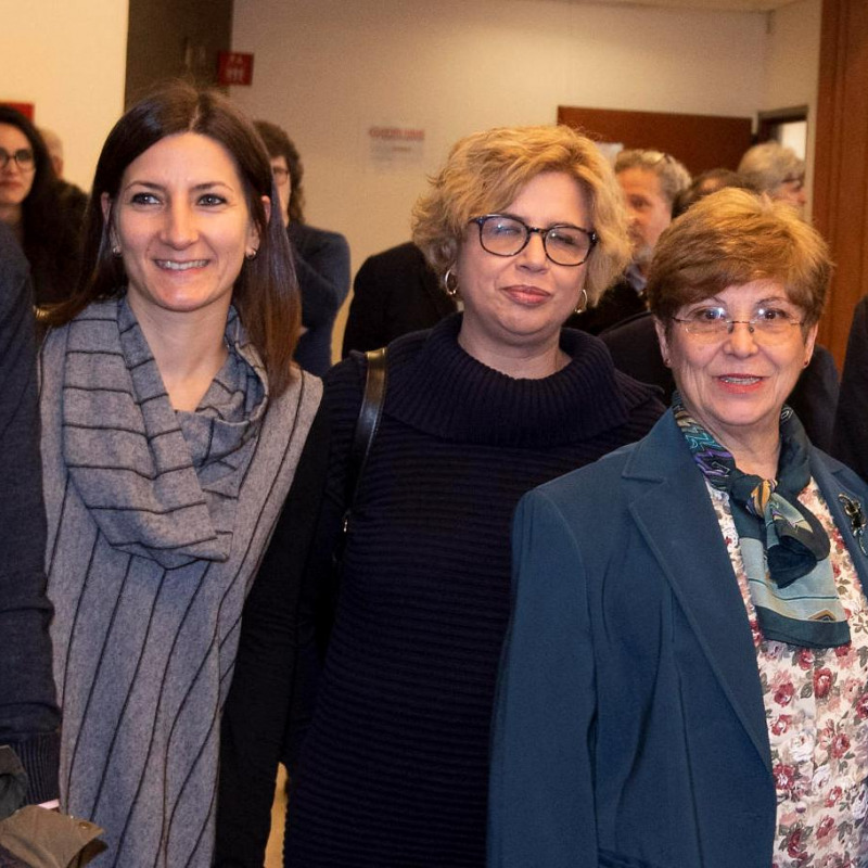 Le ricercatrici Francesca Colavita,,Concetta Castilletti e Maria Rosaria Capobianchi