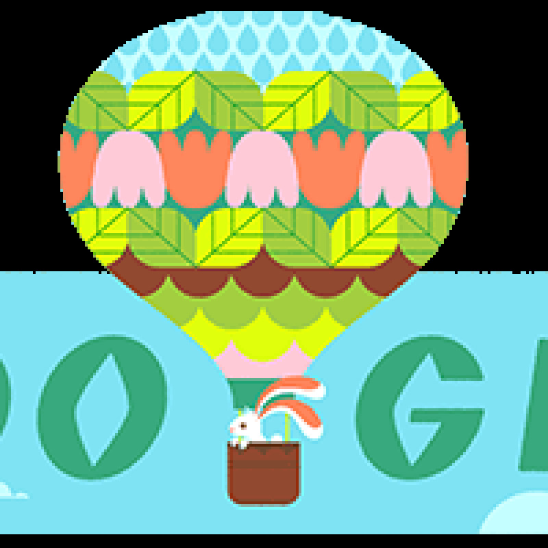 Il doodle di Google che annuncia la primavera