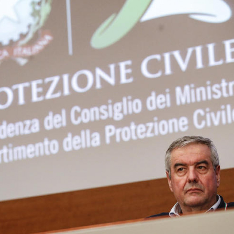 Il capo della Protezione Civile, Angelo Borrelli