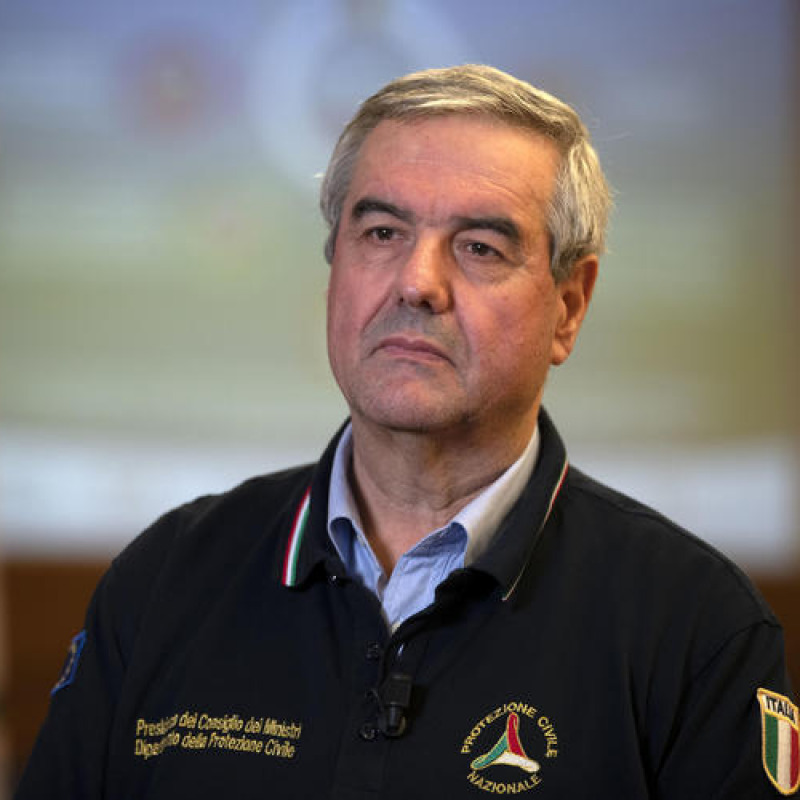 Il capo della protezione civile Angelo Borrelli