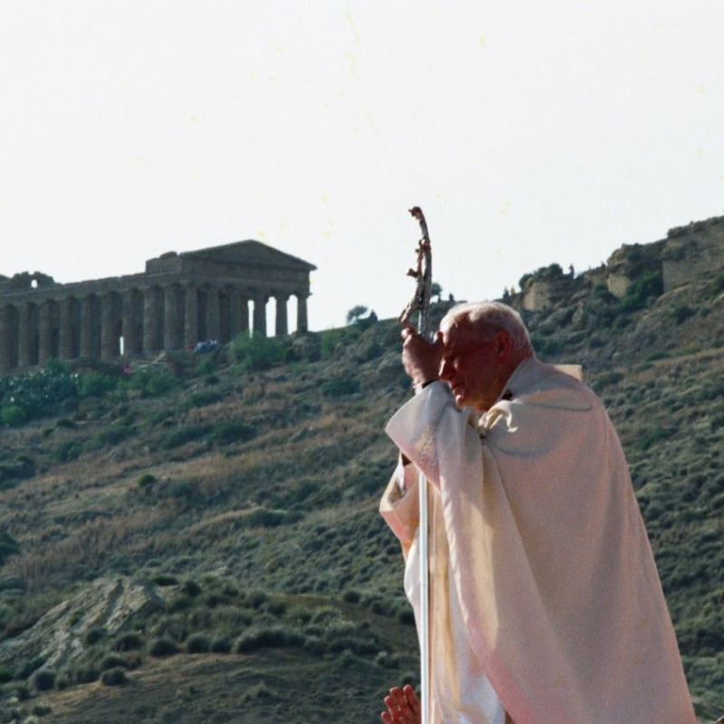 Giovanni Paolo II nella Valle dei Templi