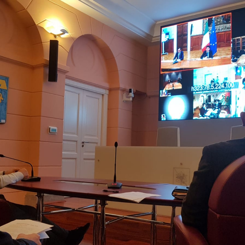 Musumeci, Armao e Razza in videoconferenza con Roma e le altre regioni