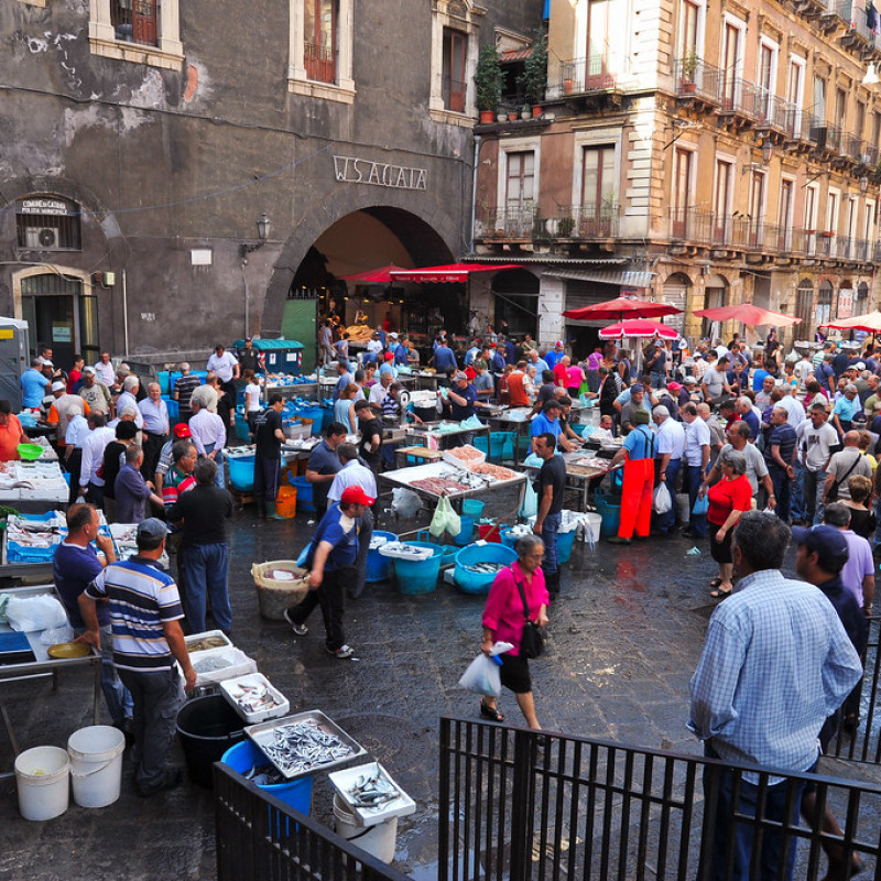 Il mercato della Pescheria a Catania - Foto Archivio