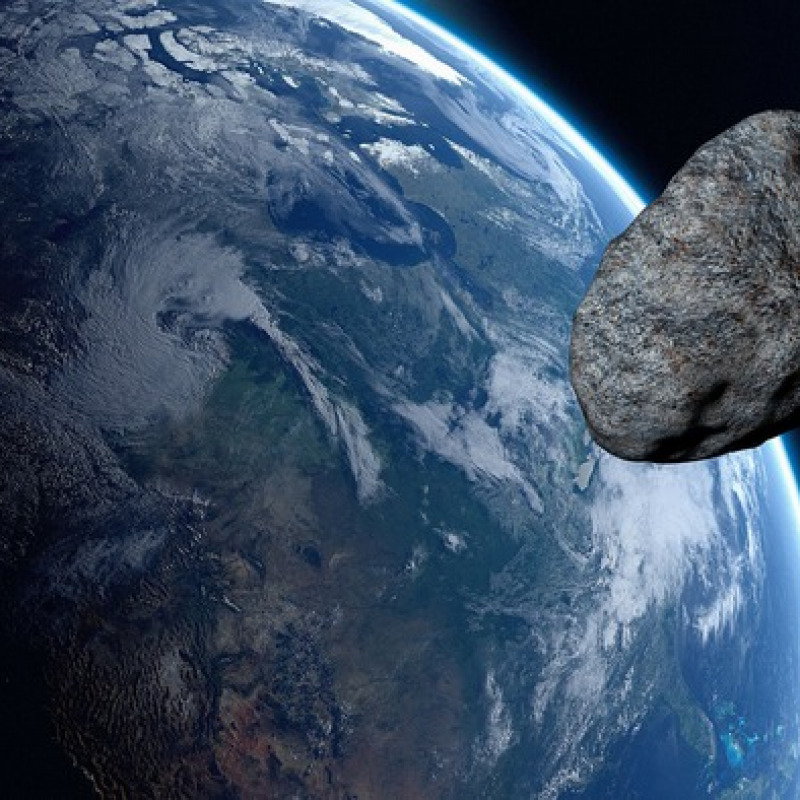 Rappresentazione artistica di un asteroide vicino alla Terra (l 30 giugno (fonte: Pixabay)