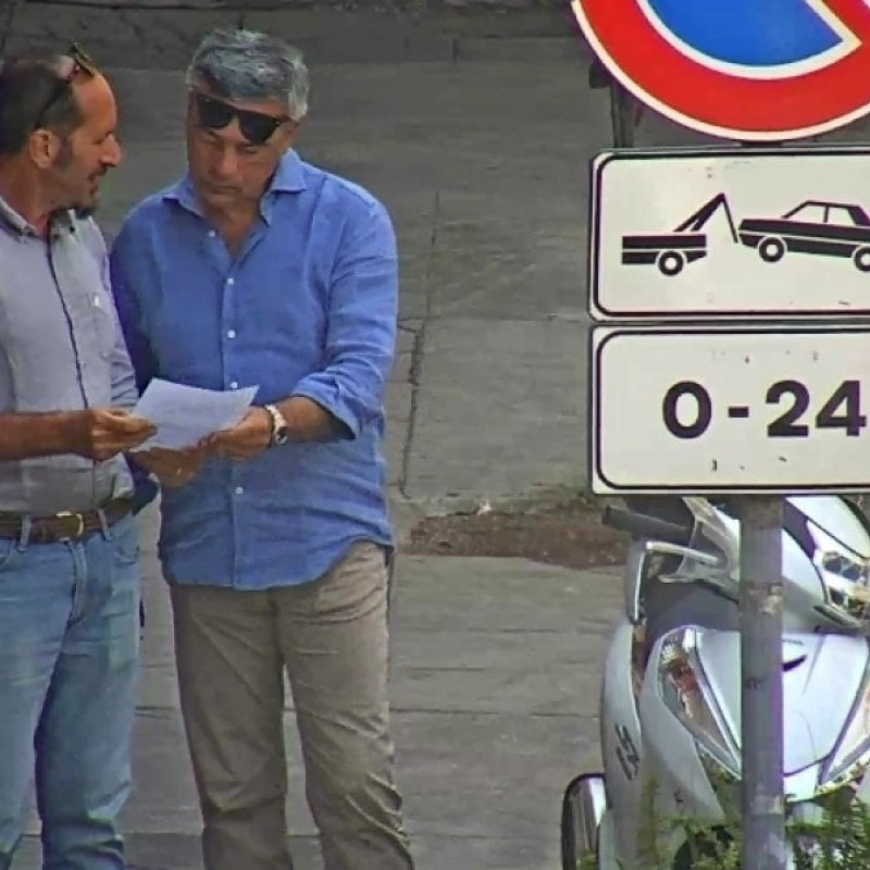 Fabio Seminerio e Mario Li Castri, due degli indagati intercettati
