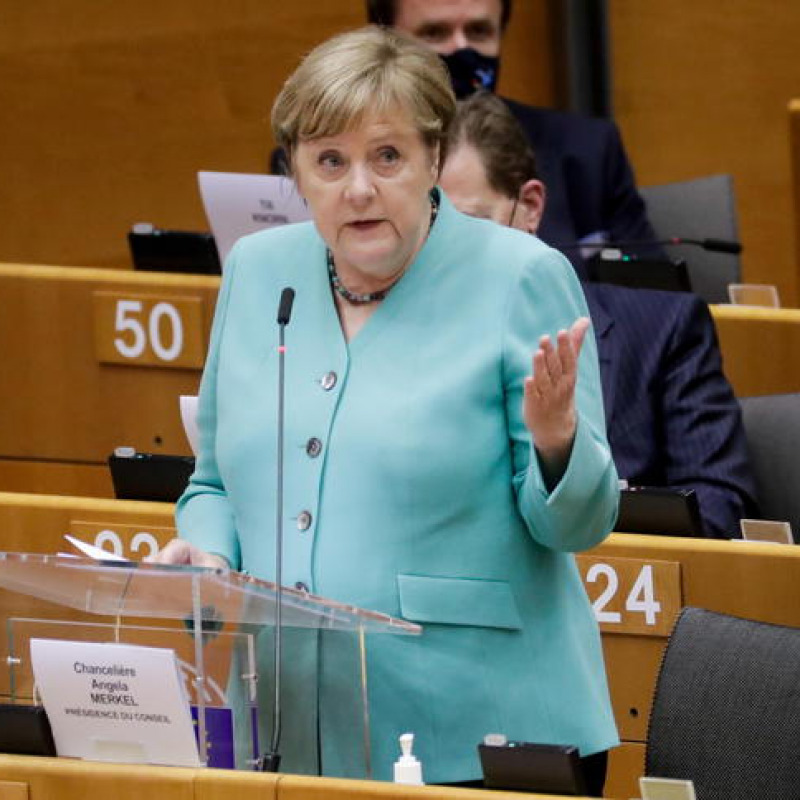 La cancelliera Angela Merkel