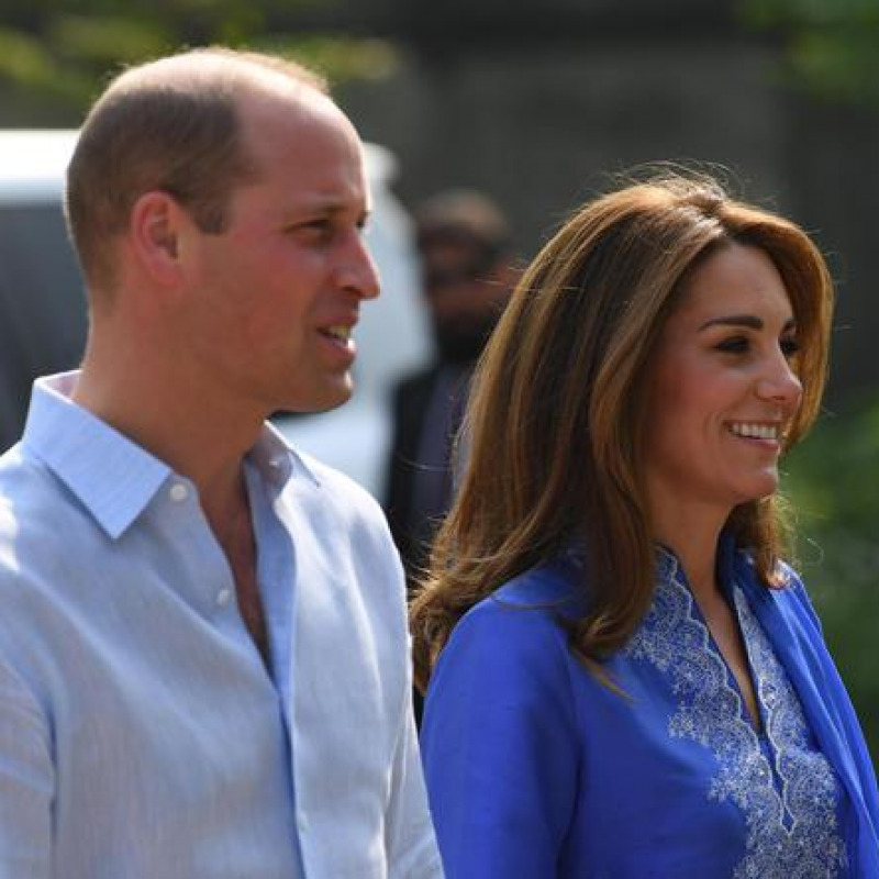Il principe William e la duchessa di Cambridge Kate Middleton