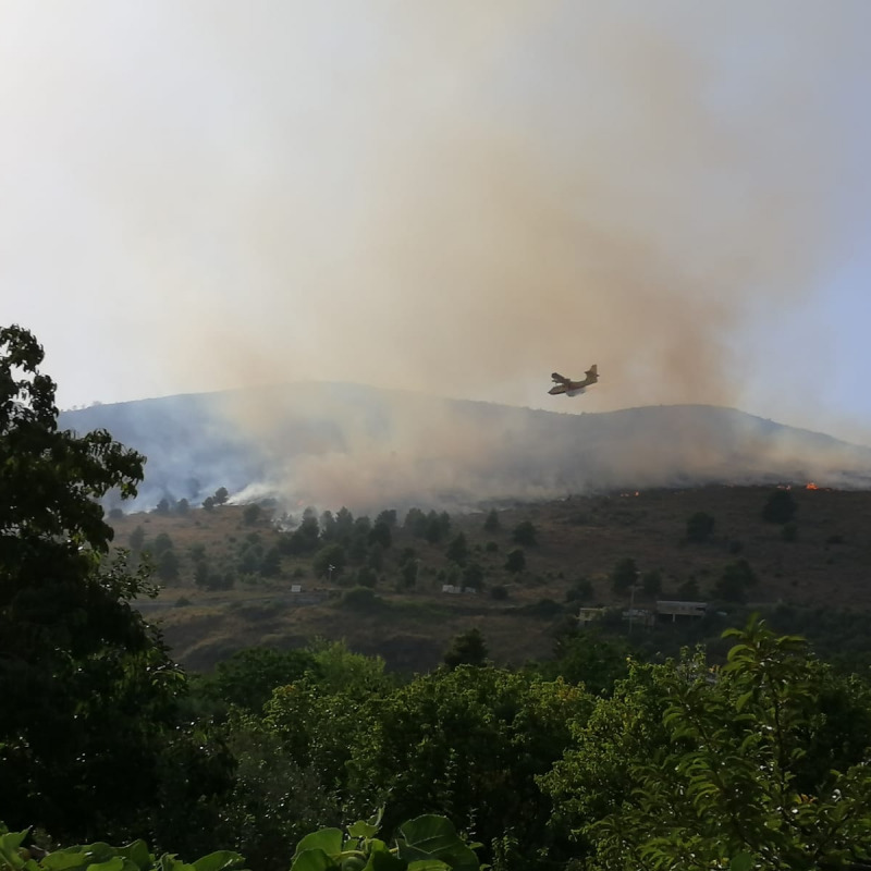 L'intervento del canadair