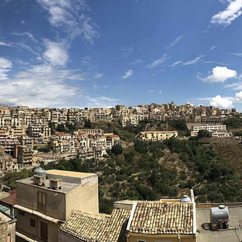 Una panoramica di Centuripe