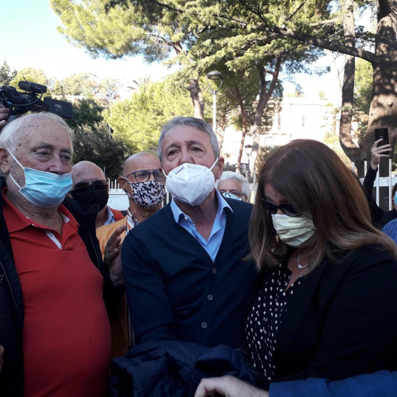 Francesco Miccichè dopo l'elezione a sindaco di Agrigento