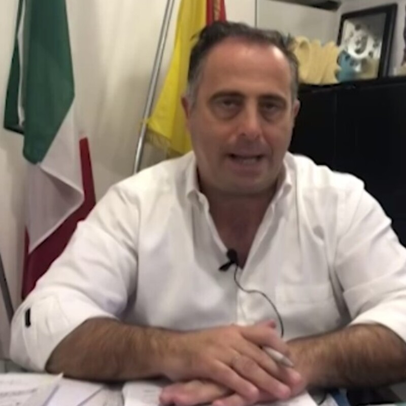 Il sindaco di Terrasini Giosuè Maniaci