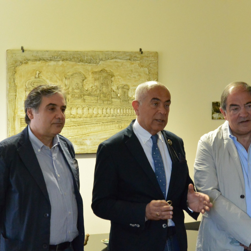 Francesco Spedale, Francesco Iudica, Direttore Generale, ed Emanuele Cassarà, Direttore Sanitario
