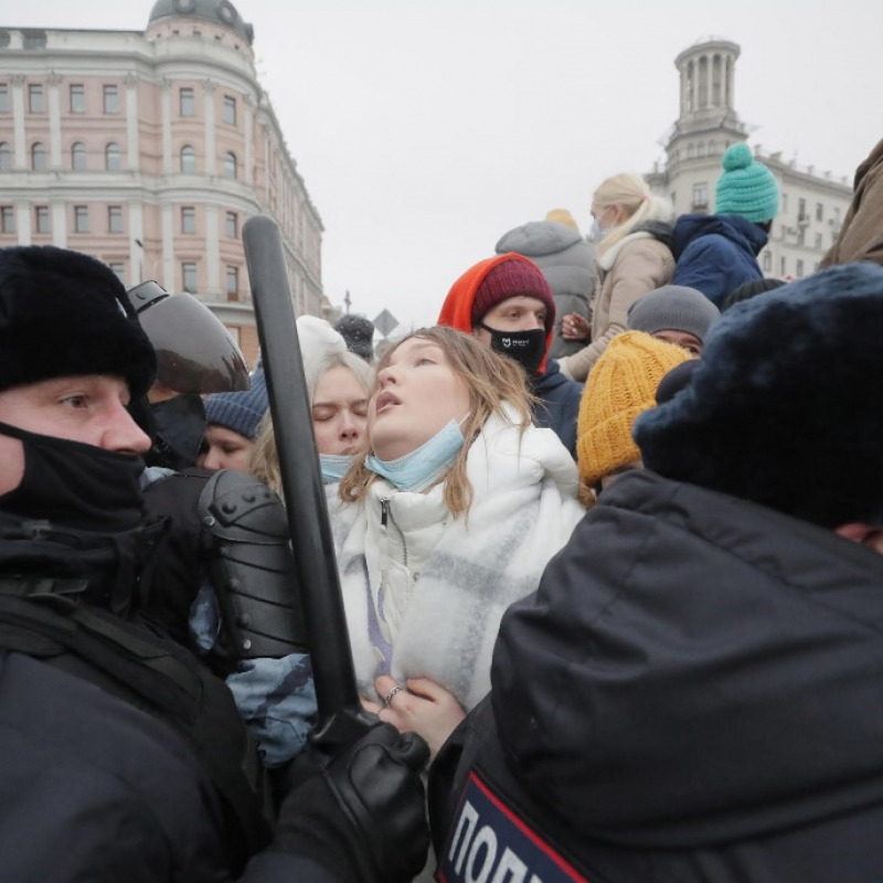La protesta in Russia