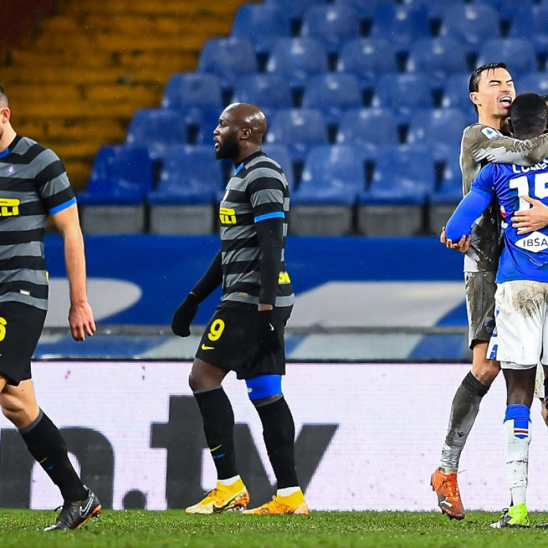 La Sampdoria batte 2-1 l'Inter