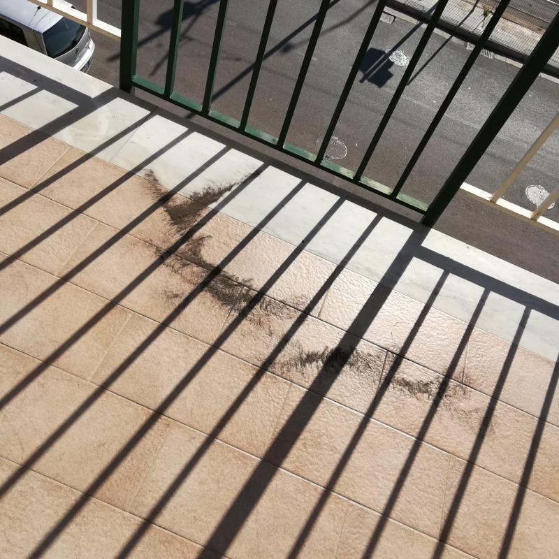 Pulviscolo sui balconi a Palermo