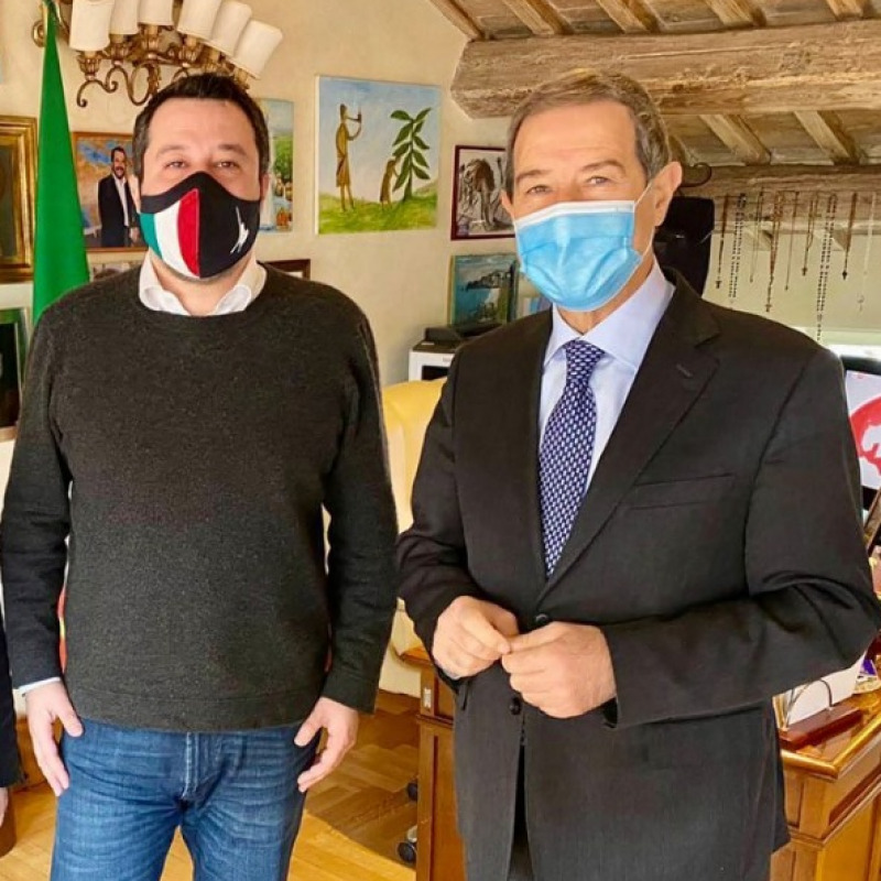 Matteo Salvini e Nello Musumeci