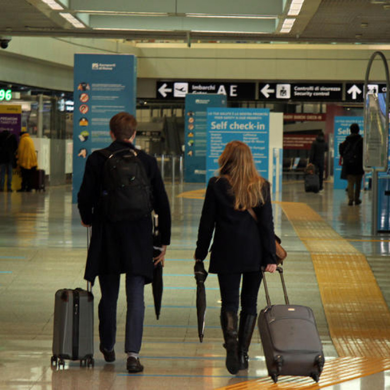 Fiumicino in una foto d'archivio