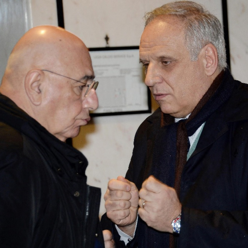 Marco Bogarelli con Adriano Galliani