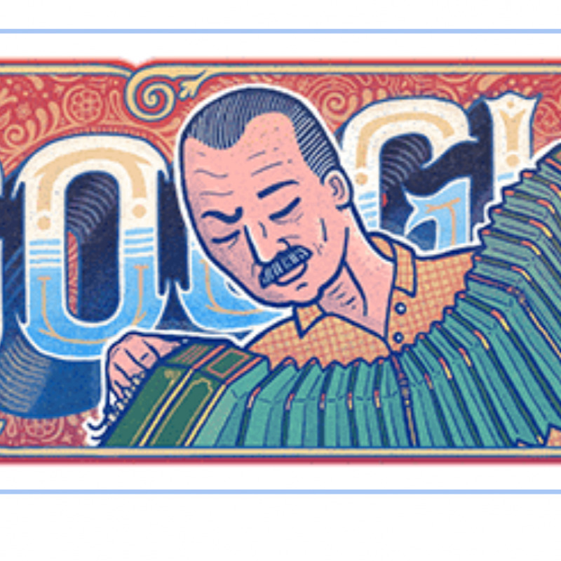 Il doodle di Google che celebra Astor Piazzolla