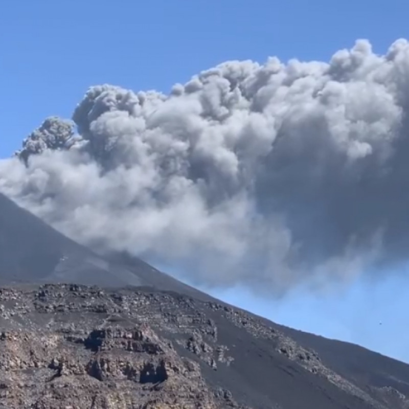 Vulcano Etna, eruzione del 25 maggio 2021