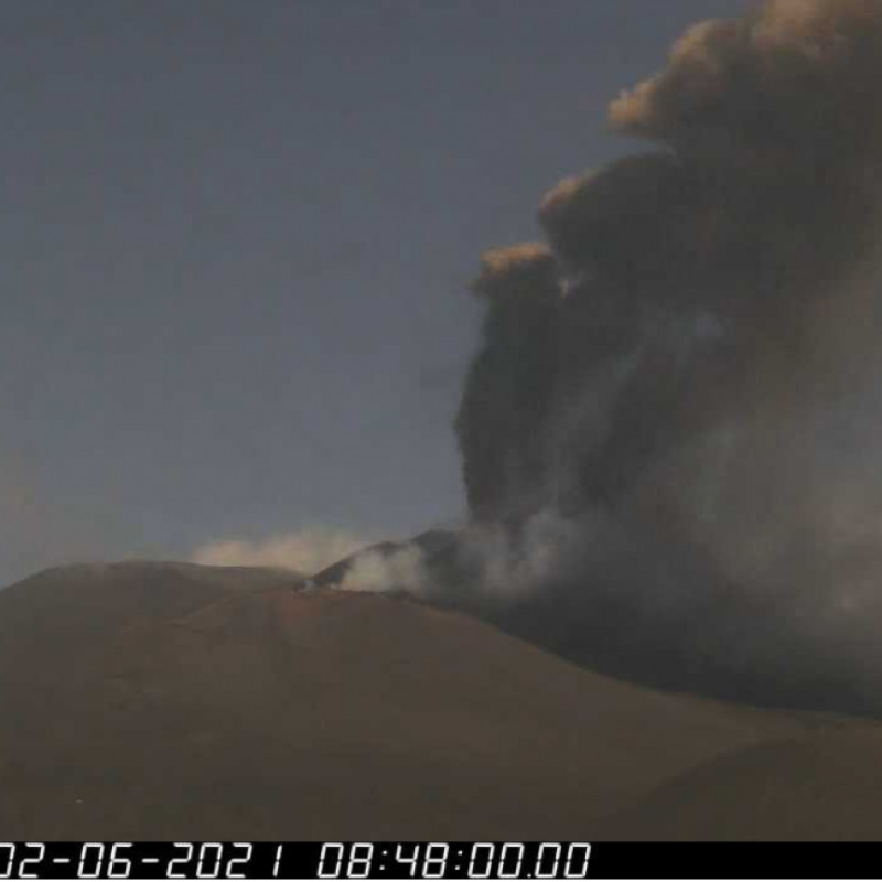 Etna, eruzione del 2 giugno