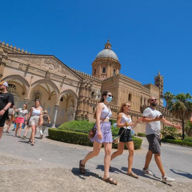 Turisti a Palermo