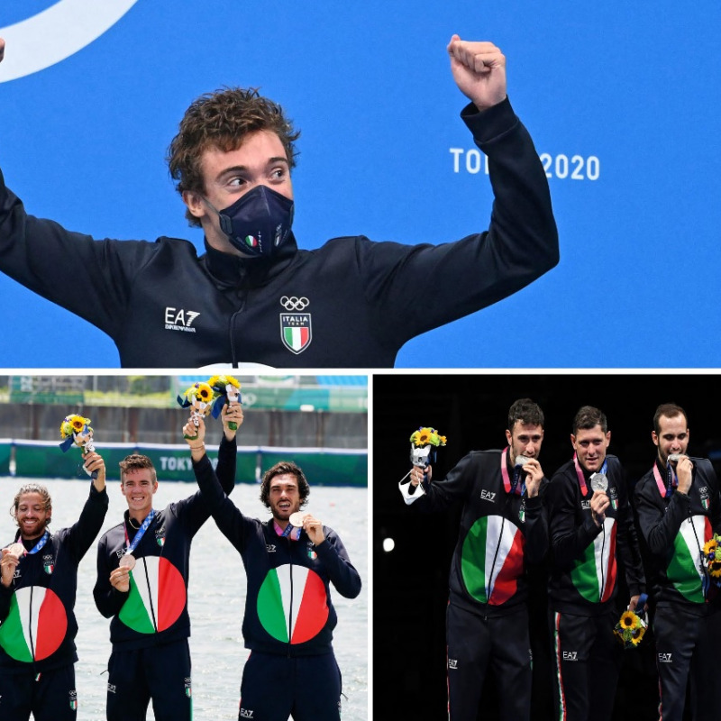 Gli atleti italiani che hanno conquistato le medaglie il 28 luglio 2021 alle Olimpiadi di Tokyo