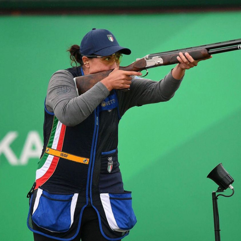 Diana Bacosi vince l'argento nel tiro a volo alle Olimpiadi di Tokyo