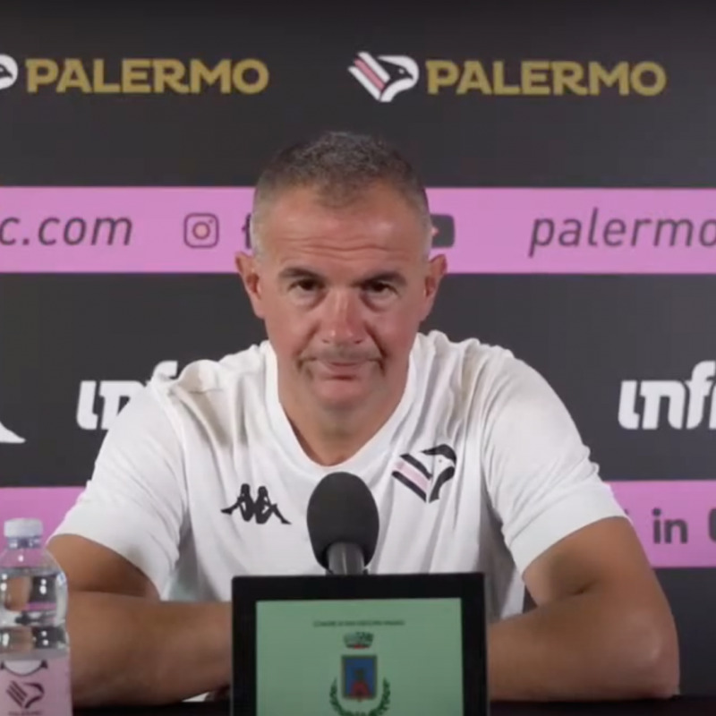 L'allenatore del Palermo, Giacomo Filippi