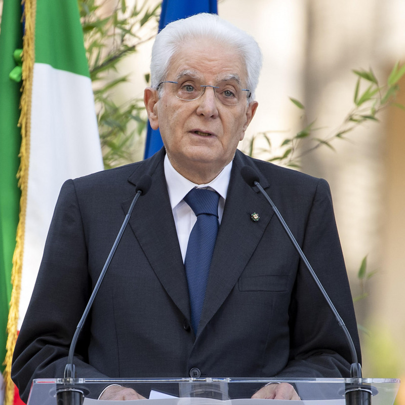 Il presidente Sergio Mattarella