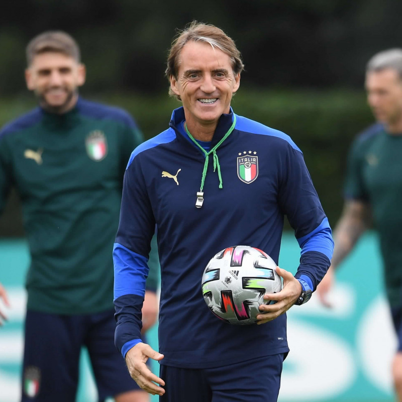 Il ct dell'Italia Roberto Mancini