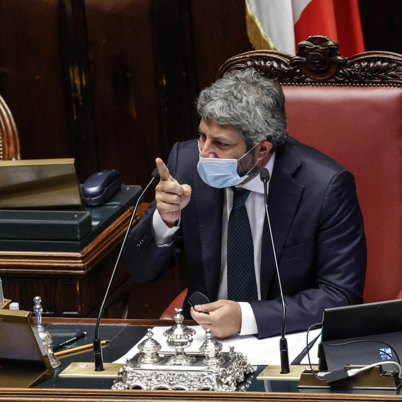 Il presidente della Camera Roberto Fico