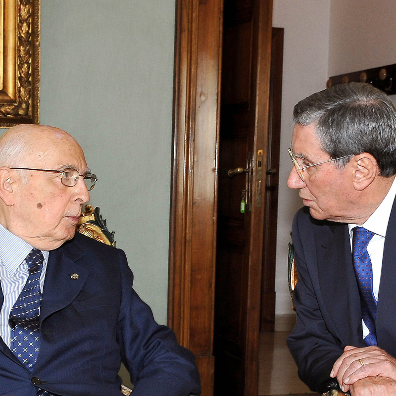 Nicola Mancino e Giorgio Napolitano