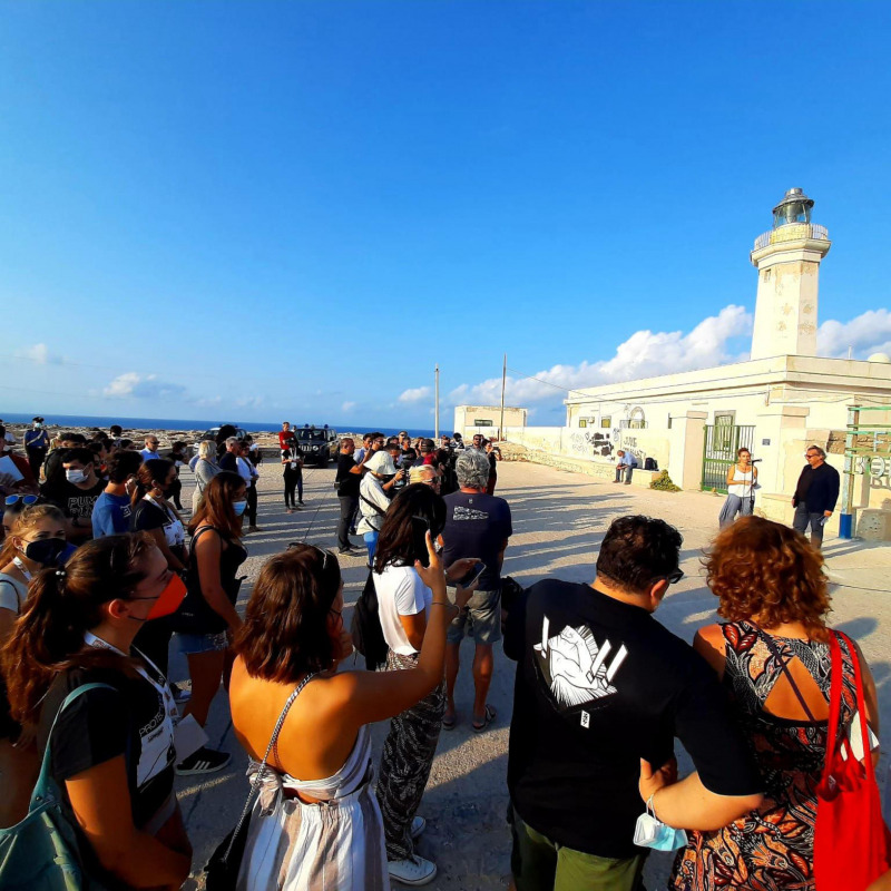 La manifestazione per anniversario della strage di Lampedusa del 3 ottobre 2013