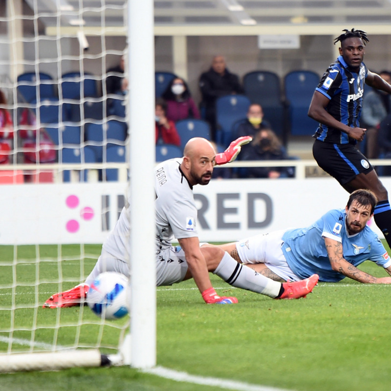 Duvan Zapata segna il gol del momentaneo 1-1