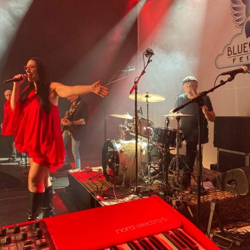 Daria Biancardi al Festival della musica blues in Europa