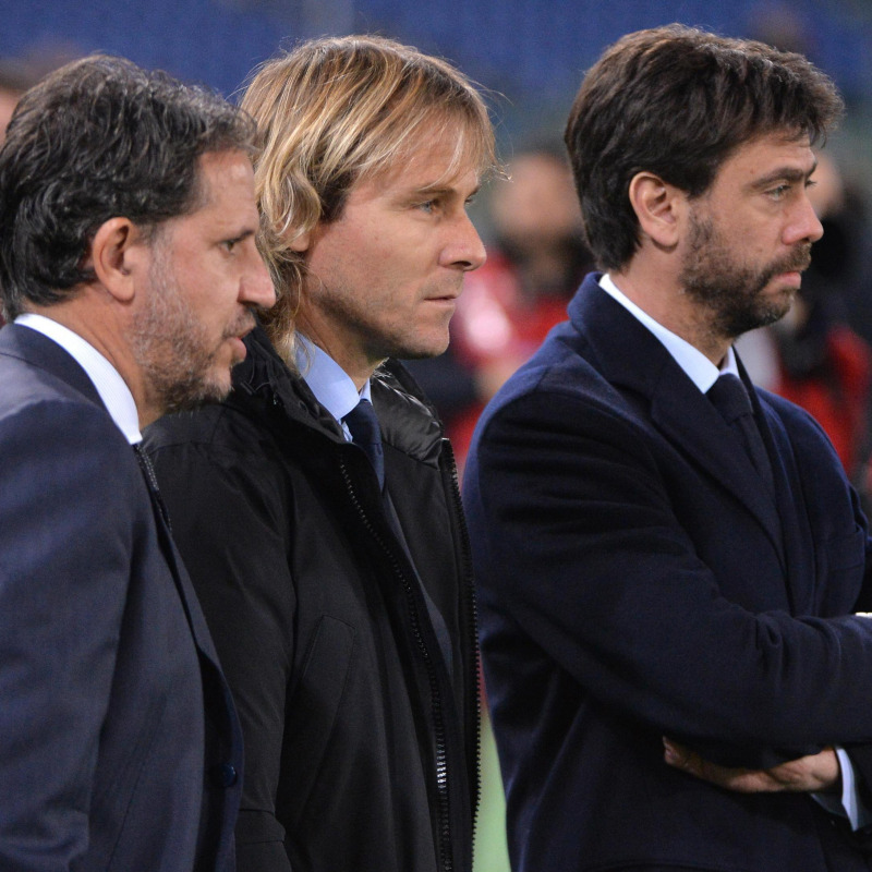 Andrea Agnelli (a destra), presidente della Juventus