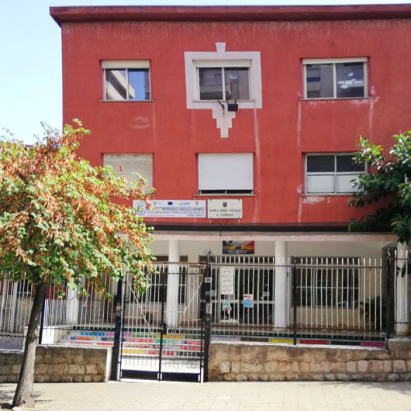 La scuola media Carducci, a Bagheria