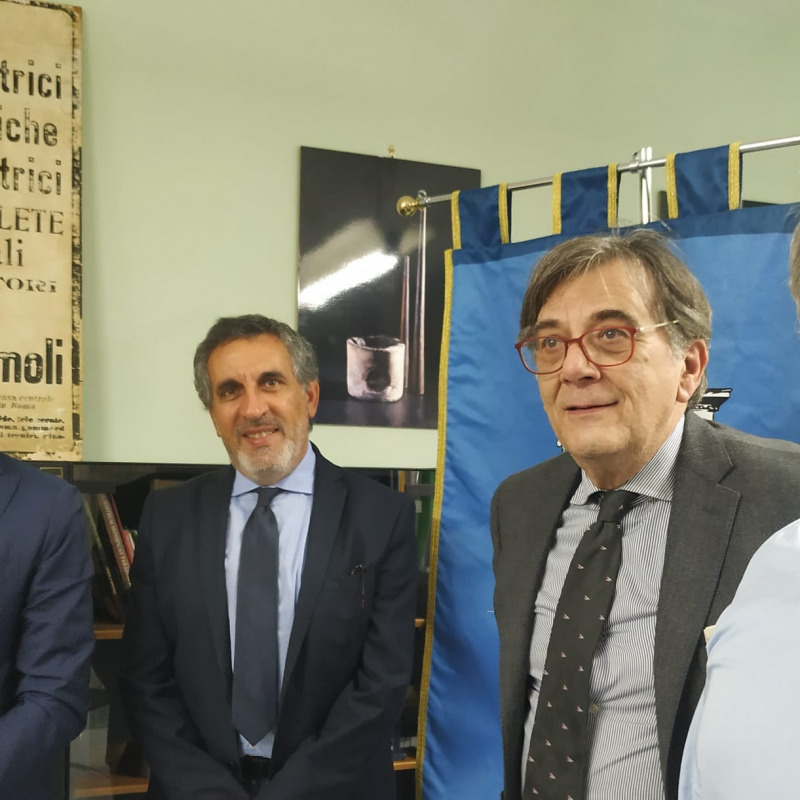 Da sinistra: Pierangelo Grimaudo (Messina), Salvo Cannizzaro (Vicepresidente Catania), Livio Cardaci (Enna), Giuseppe Di Miceli (Palermo).