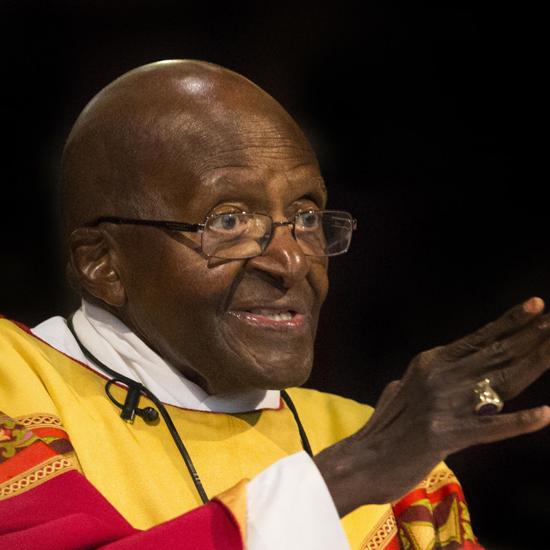 L'arcivescovo sudafricano Desmond Tutu