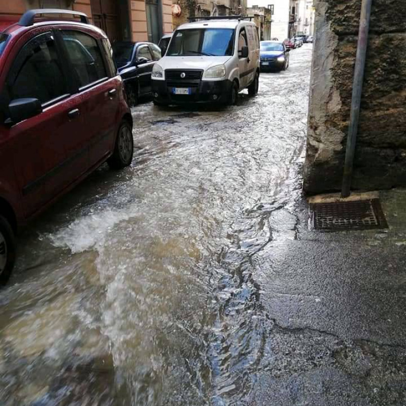 Zona Papireto allagata (foto Facebook Liliana Colli)