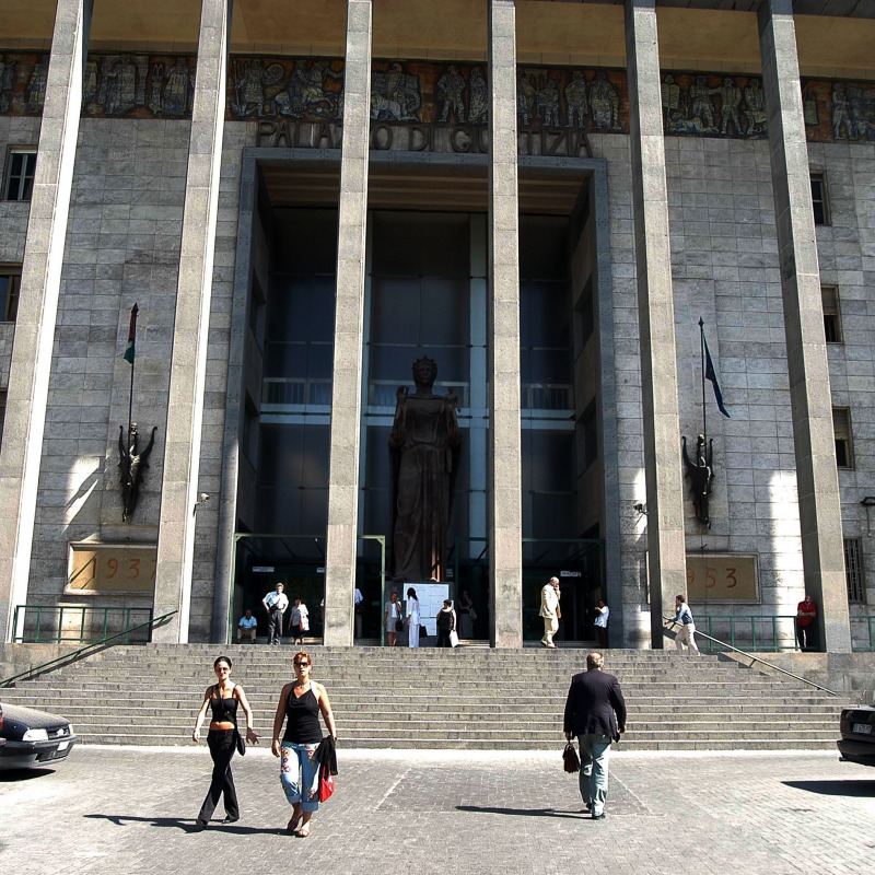 Il Palazzo di Giustizia di Catania