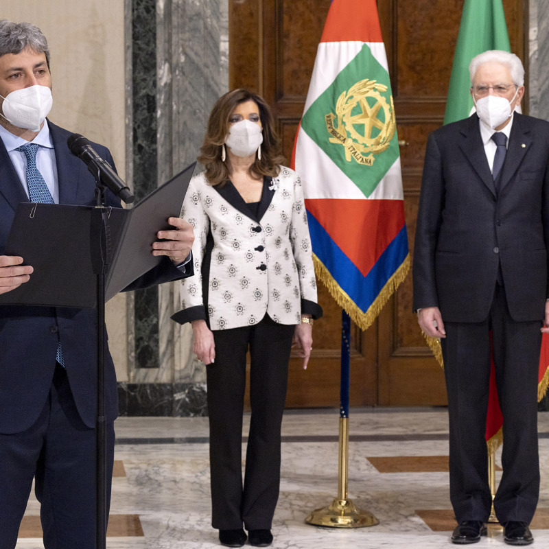 I presidenti Fico e Casellati comunicano a Mattarella l'esito della votazione