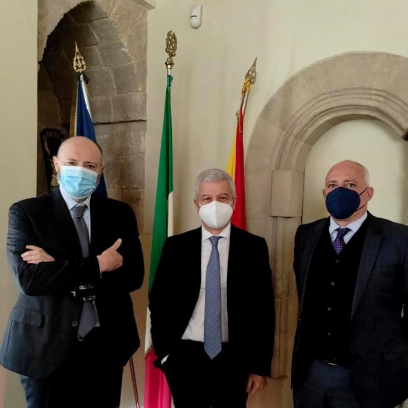 Da sinistra Mario La Rocca, Massimo Midiri e Claudio Volante
