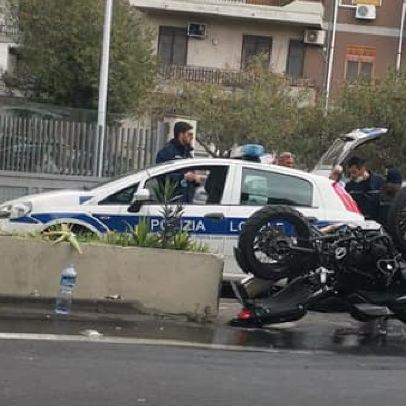 Lo scooter coinvolto nell’incidente