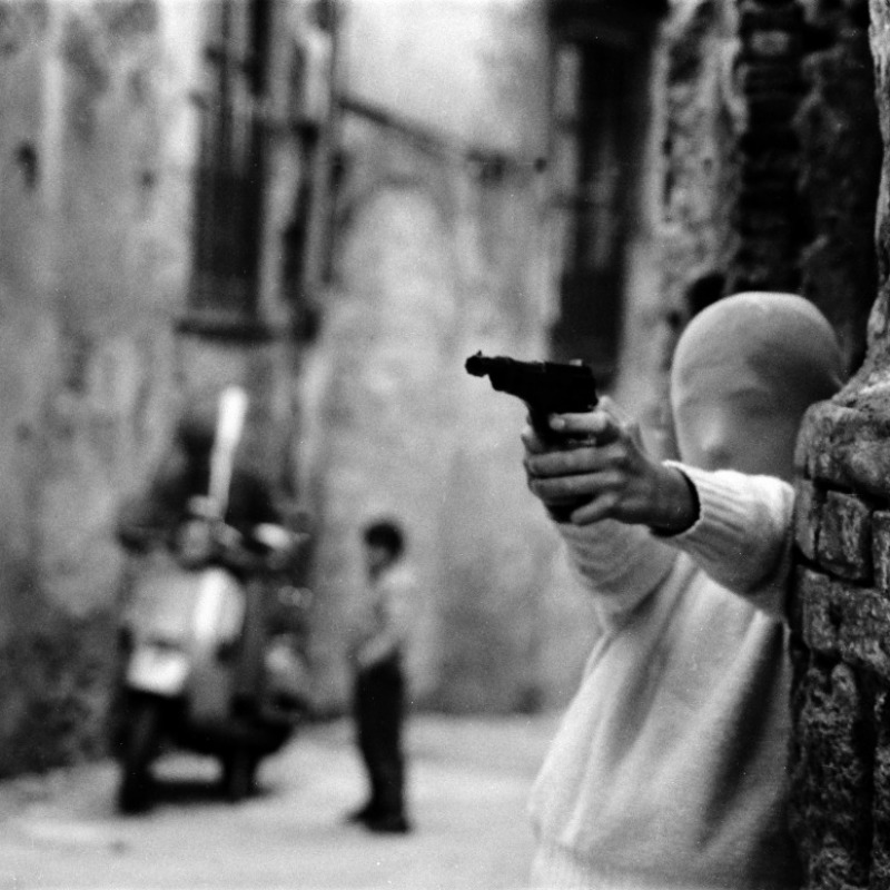 Una celebra foto di Letizia Battaglia ripresa nel documentario «Shooting the Mafia»
