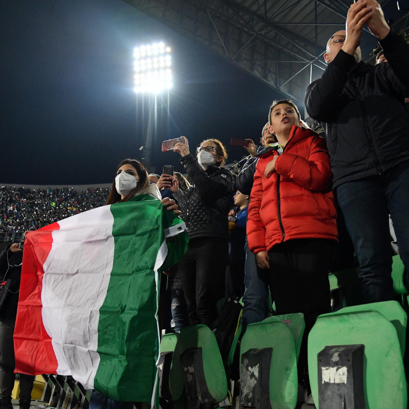 Lo stadio Barbera pieno per Italia-Macedonia del Nord: dal primo aprile la capienza intera è permessa per tutte le partite