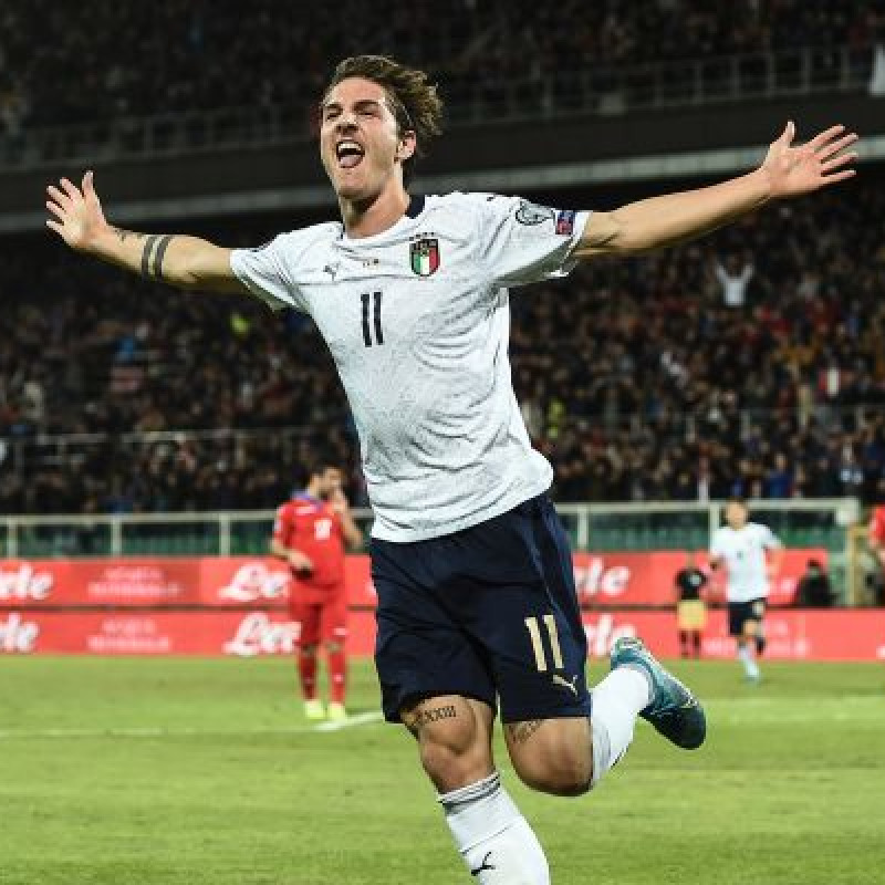 Italia-Armenia giocata al Renzo Barbera, gol di Zaniolo