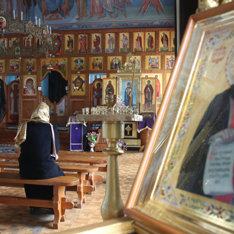 Una veduta della chiesa ortodossa moscovita di Odessa