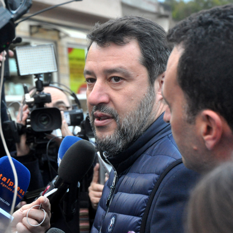 Salvini ieri a Palermo